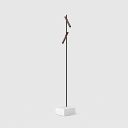 Торшер Kreon Esprit Double Floor Carrara Bianco, 16,8 Вт