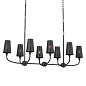 Adeena 47.25" 8 Light Linear Chandelier Black люстра 52510BK Kichler