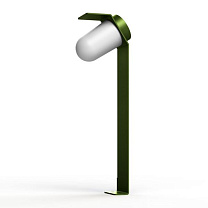 Sherlock N° 4; Frosted glass E27 42W; Fern green