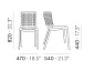 Tatami Штабелируемый садовый стул из полипропилена с подлокотниками Pedrali PID9284