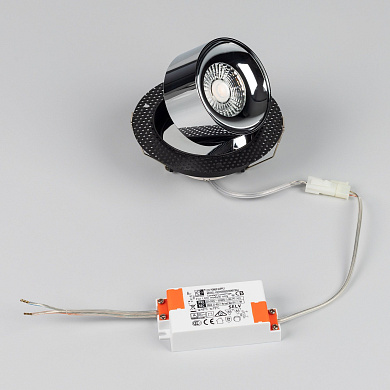 Встраиваемый безрамочный поворотный светильник Arlight SP-PLURIO-BUILT-TRIMLESS-R120-9W