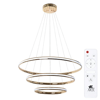 A2198SP-3GO Arte Lamp Meridiana подвесная люстра LED 1х150W 7000Lm 3000-6000K