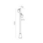 Светильник-столбик GROOVE M 2 1000 GU-10 B Led Technology — фото 1