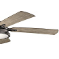 60" Hatteras Bay Fan Anvil Iron люстра-вентилятор 310017AVI Kichler — фото 6