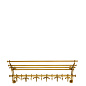 109296 Coatrack Hudson brass finish 70cm COATRACKS Eichholtz