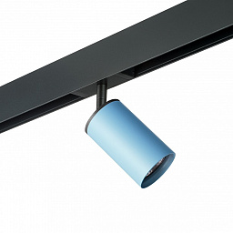 PRO435 Lightstar Rullo трековый светильник голубого цвета для однофазного шинопровода