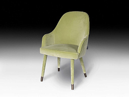 7542777.61 VGnewtrend Paulette Мягкое бархатное кресло с подлокотниками