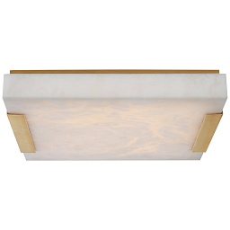 EU-KW4115 Visual Comfort Covet потолочный накладной светильник с плоским матовым рассеивателем и металлической рамкой