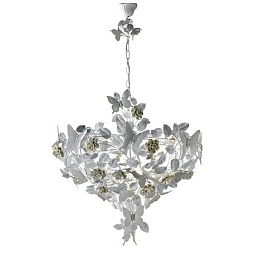 4202925-101 Villari Butterfly люстра с 8 плафонами белого цвета
