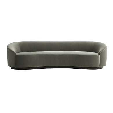 8032 Turner Sofa Sharkskin Velvet Grey Ash Arteriors диван