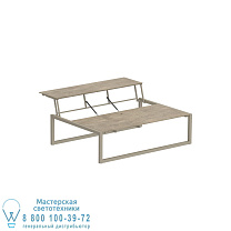 NINIX LOUNGE TABLE 150T ТЕРРА САББИЯ ИЗ ПЕСЧАНО-КЕРАМИЧЕСКОГО ПОКРЫТИЯ Royal Botania