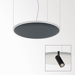 SOLI - SHHH PLUS 90/4 DARK GREY DIM5 W Delta Light SOLISCAPE подвесной светильник серого оттенка