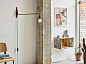 20126501 Potence Vitra Настенный светильник красный с вытянутым кронштейном — фото 3