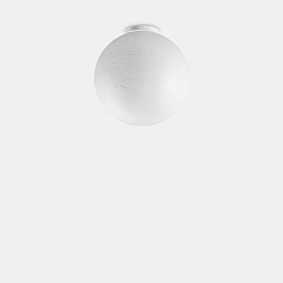 317113 Ideal lux Carta потолочный светильник с полусферическим плафоном белого цвета
