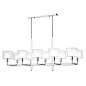 Люстры Crystal Lux MAESTRO SP-PL10 L1100 CHROME — фото 2