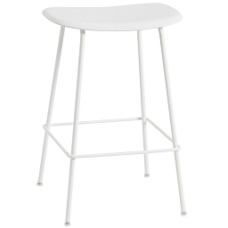 58905 Muuto Fiber барный стул белый деревянный