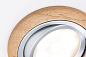 92240 Paulmann Aumus 3 Круглая, 84 мм, 30°, монета, 6 Вт, 470 лм, 230 В, 2700 К, цвет: промасленный дуб/точеный алюминий — фото 3