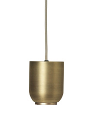 1104269683 Ferm Living Socket подвесной светильник с цилиндрическим металлическим абажуром и нижним направлением света