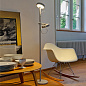 4055737192081 Eames Vitra Кресло-качалка, черный/золотистый клен — фото 1