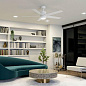 56" Brahm Fan Matte White люстра-вентилятор 300044MWH Kichler — фото 1