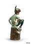Фарфоровая статуэтка мальчика на бревне с цветами Peter Pan Lladro 01009328 — фото 1