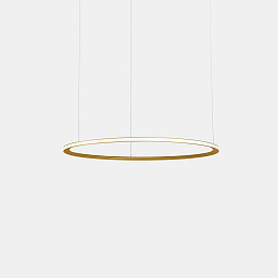CF5A-00A9AZDUEF Leds C4 Circular подвесной светильник с кольцом золотистого цвета и утопленным монтажом