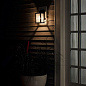 Marimount 11" 1 Light Outdoor Wall Light with Clear Ribbed Glass Black уличный настенный светильник 59016BK Kichler — фото 2