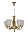 Small Traditional Brass Chandelier люстра FOS Lighting SR2-Crown-CH5