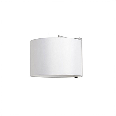 62706 SAHARA Chrome/white wall lamp настенный светильник Faro barcelona