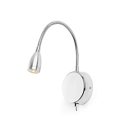 40994 Faro Barcelona LOKE настенный светильник с подсветкой хромированный LED 3 Вт