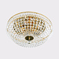 DLU 2327/6/55 gold Sheraton Orion крупная золотая кристальная люстра — фото 3