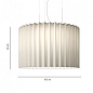 SPSKR100LEDXXRS Axolight Skirt 100 SP LED дизайнерская светодиодная люстра красный — фото 1