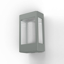 Tetra N° 1; Clear polycarbonate E27 70W; Metal grey