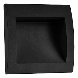 383672 Lightstar Estra встраиваемый уличный светильник квадратный черный