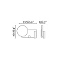 20066 KLEE LEFT WALL LAMP LED 10W READER 3W 2700K DIM настенный светильник Faro barcelona — фото 7