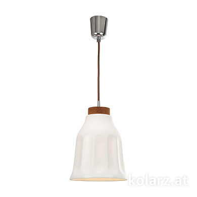 Kolarz Bone A1329.31.4/5 подвесной светильник хром ø15cm высота 17cm макс. высота 117cm 1 лампа e14