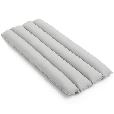 мягкая стеганая подушка для обеденного стула в небесно-сером цвете