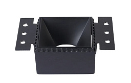 CLT 051C1 BL-BL Crystal Lux Ingenio встраиваемый потолочный светильник квадратной формы чёрного цвета
