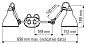 Настенный светильник Lampe Gras N°204 Double DCW éditions, чёрный n°204 DOUBLE BL-BL — фото 1