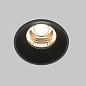 Round Maytoni встраиваемый светильник DL058-7W3K-TRS-B черный