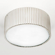 CL0224.NI.EU Morton Flush Ceiling Light, Nickel, 2 Lights