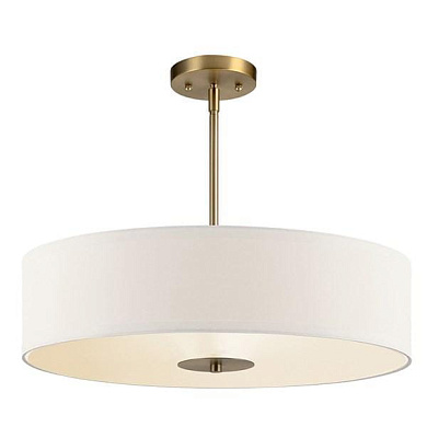 подвесной светильник с тремя плафонами бронзового оттенка