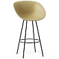 609259 Normann Copenhagen Mat Барный стул, кресло 75 см, конопля / черный — фото 1