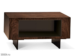 Roger Прямоугольная деревянная тумбочка Minotti