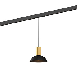 ODREY on track 1.7 LED Gold + Jet Black Wever Ducre Odrey On Track трековый подвесной светильник конической формы золотой для магнитного трека 48V