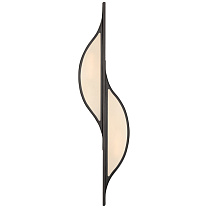 Avant Large Curved Sconce бронза с матовым стеклом