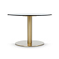 Flash Table Circle Brass Tom Dixon, стол
