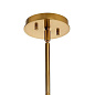 Pim 40" 5 Light Round Chandelier with Satin Etched Cased Opal Glass Fox Gold люстра 52223FXG Kichler