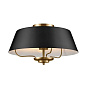 Luella 16" 3 Light Pendant Black подвесной светильник 52542BK Kichler — фото 8