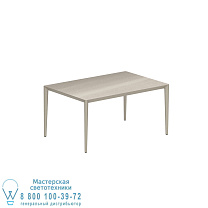 СТОЛ U-NITE 150X100CM ПЕСОК С КЕРАМИЧЕСКОЙ СТОЛЕШНИЦЕЙ СЕРО-СЕРЫЙ Royal Botania